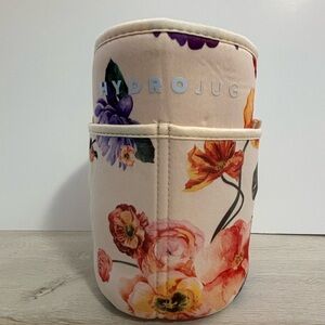 HydroJug Floral Sleeve - Cream and Multicolor